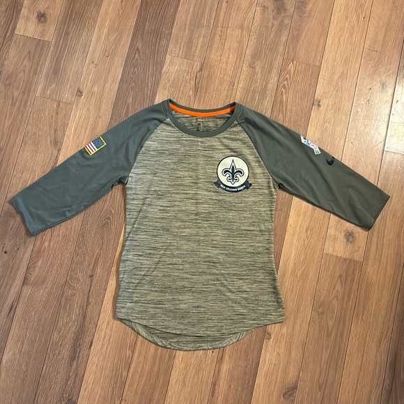 Green Nike Dri-Fit New Orleans Saints Tee - XS - Picture 3 of 9